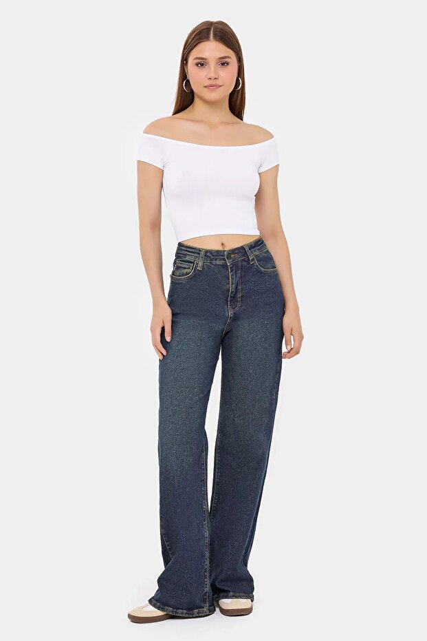 Omuzdan Askılı Crop Top - 2