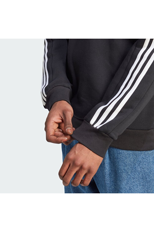Essentials Fleece 3-Stripes Sweatshirt - 7