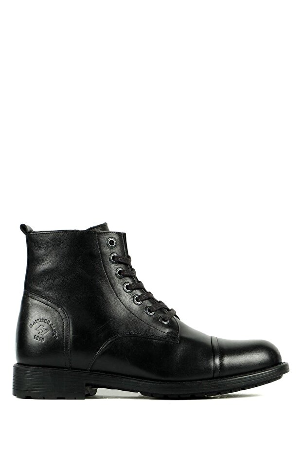 Merdane Genuine Leather Black Folce Outdoor Men's Boots