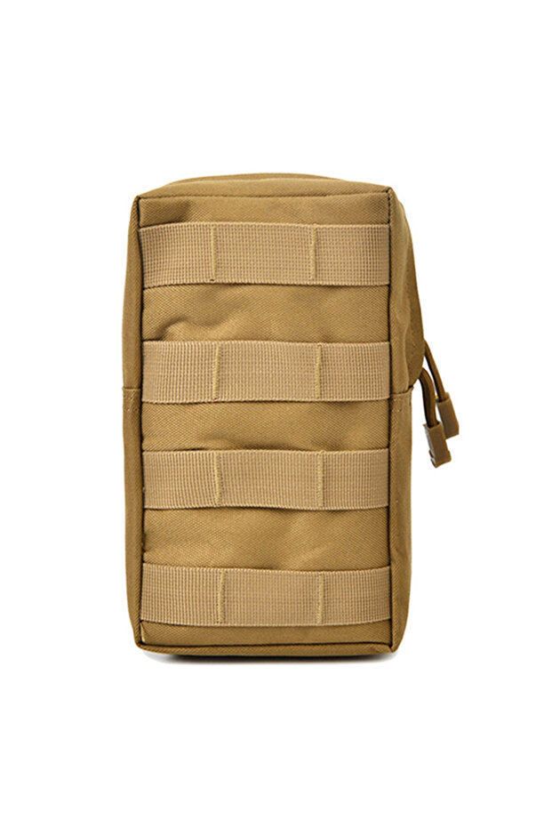 حقيبة TAN Outdoor Molle EDC متعددة الأغراض من النايلون المقاوم للماء حقيبة تكتيكية عالمية للصيد والتخييم B