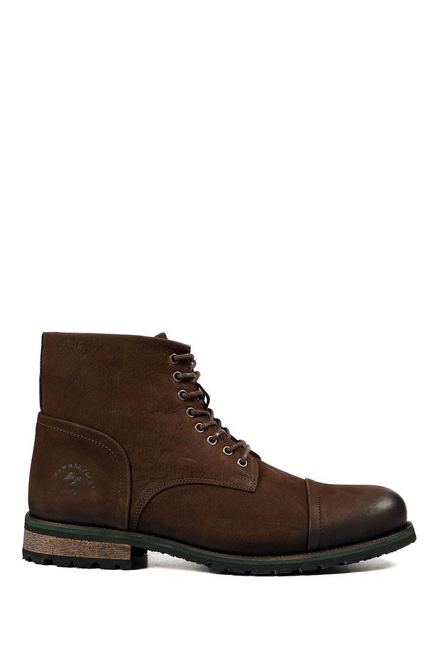 Merdane Boot Hakiki Deri Kahve Pera Outdoor Erkek Bot - 1