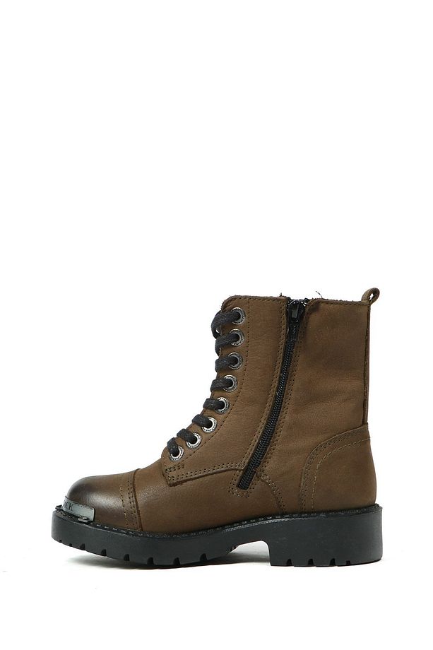 Merdane Boot Hakiki Deri Haki Yıkama Nubuk Outdoor Çocuk Bot - 3