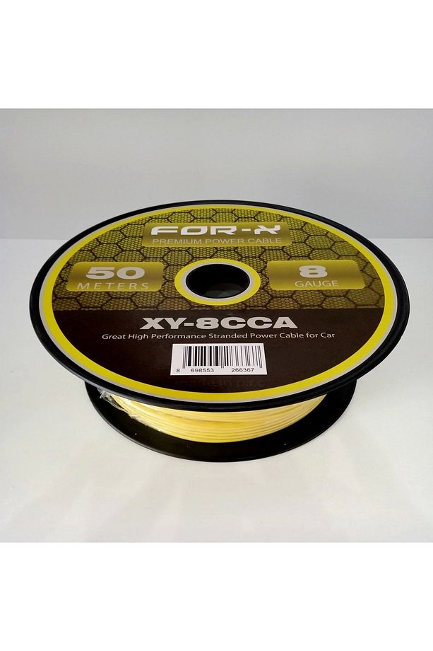 Amfi Tesisat Güç Kablosu 8ga - Xy-8 Cca Oto Anfi 8ga Power Kablosu 1 Metre - 2