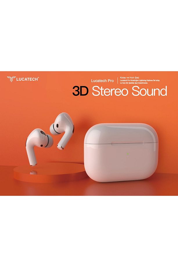 Samsung A33 / A54 / A73 / S23 / S24 / S22 / M30 / M53 / M62 Uyumlu Air Pro Bluetooth Kulaklık - 5