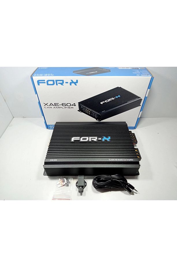 Amfi – 4 X 60 Rms Ses Ve Bass Amfisi – Xae-604 Ab Class Oto Anfi - 1