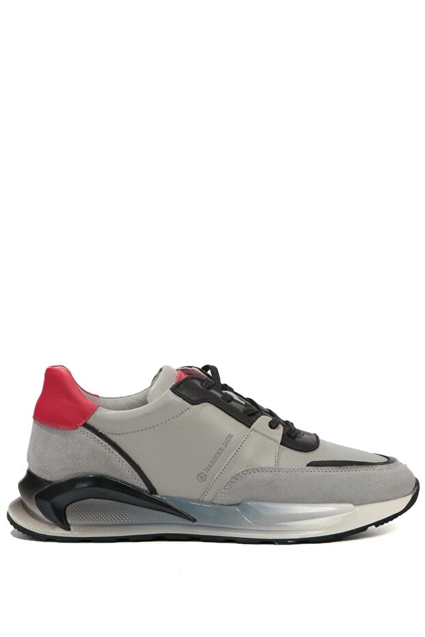 Amigo Genuine Leather Gray Men's Shoes