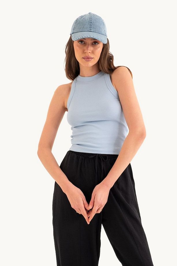 Halter Yaka Basic Üst - 3