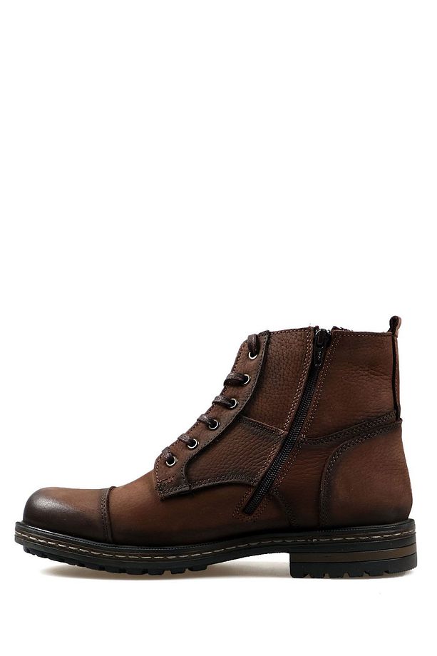 Merdane Boot Hakiki Deri Taba Nubuk Outdoor Erkek Bot - 4