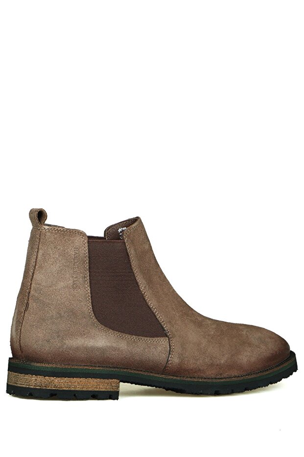 Hakiki Deri Kum Süet Erkek Bot - 3