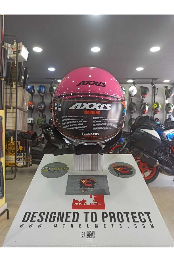 Square Yarım Kask (Pembe) - 3