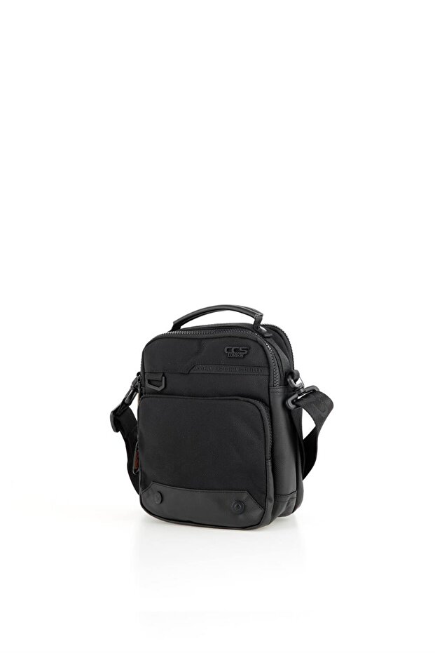 حقيبة محفظة سوداء للرجال - 2