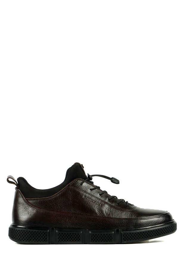 Merdane Shoes Genuine Leather Brown Nice Outdoor Men's Casual Shoes