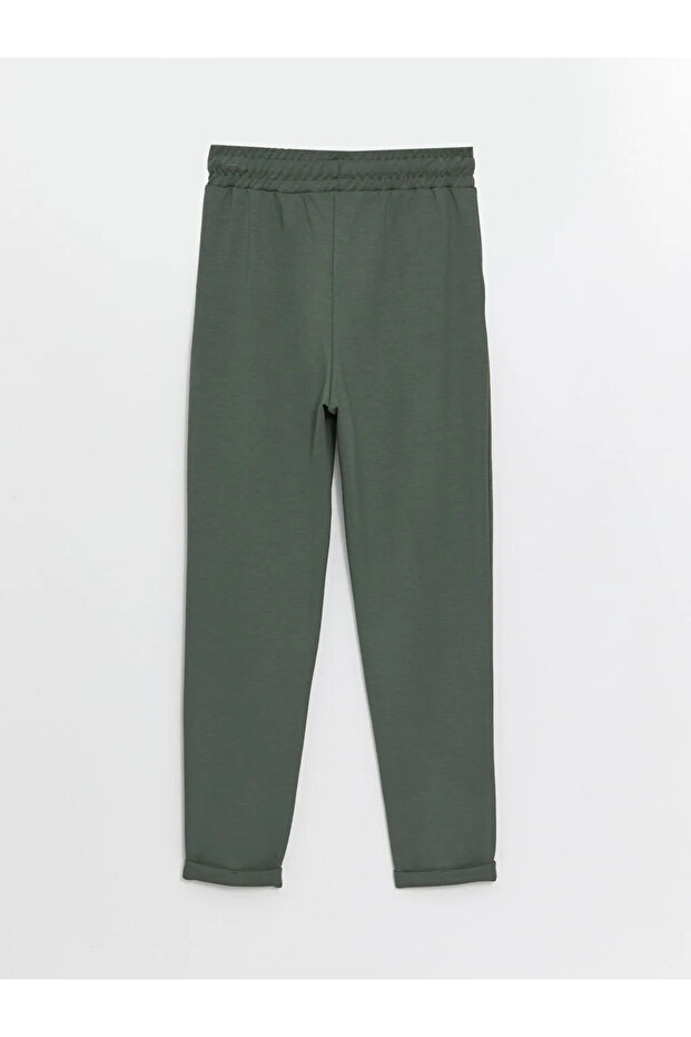 LCW Modest  Kadın Beli Lastikli Düz Eşofman Altı - 6