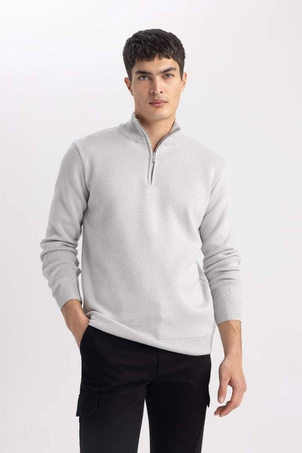 Men's Sweater A5184Ax/Gr184 Lt.Grey
