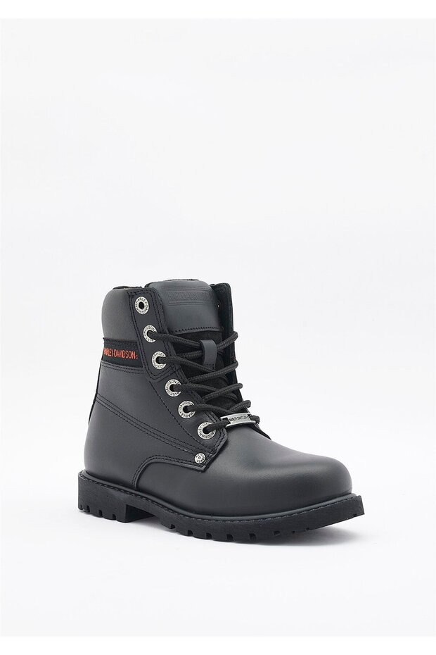 Versay Çocuk Siyah Deri Bot - 2