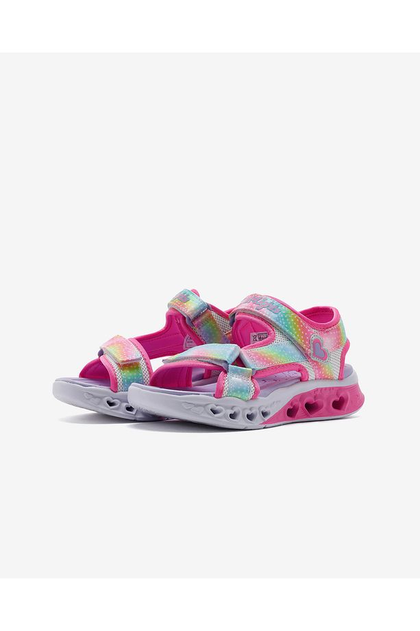 Flutter Hearts Sandal - Twilight Dash Büyük Kız Çocuk Beyaz Işıklı Sandalet 303105l Wmlt - 3