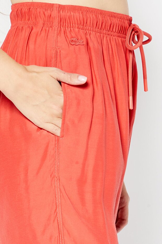 شورت نسائي سادة، أحمر - 3