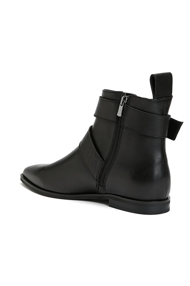 Siyah Kadın Deri Bot - 3