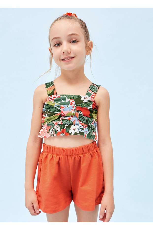 Female Child Summer Shorts T-Shirt Set of 2 3217