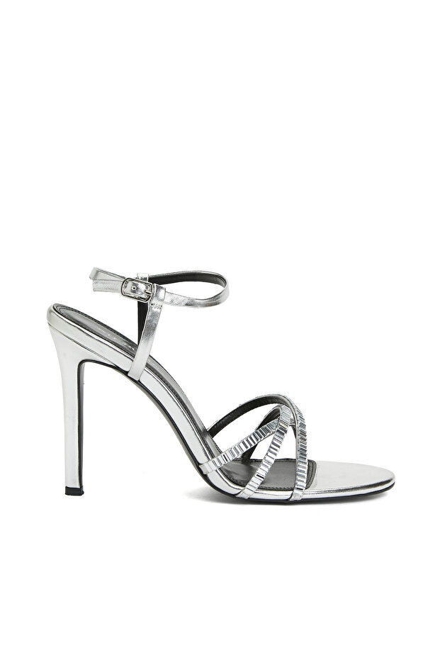 Silver Kadın Deri Sandalet - 1