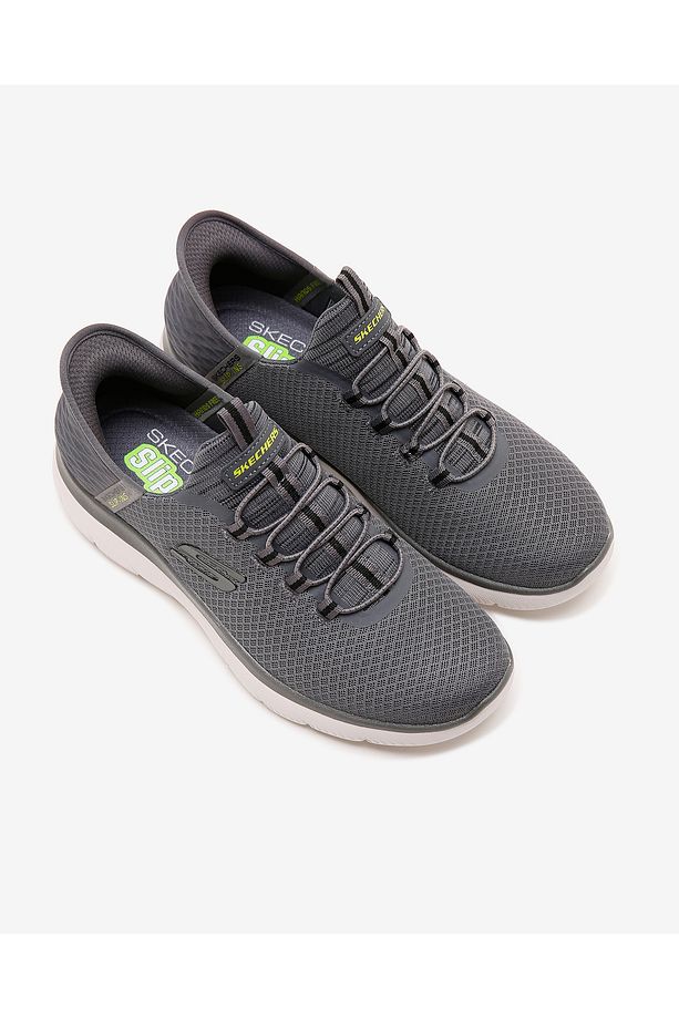Summits - Slip-ins Erkek Gri Spor Ayakkabı 232457 Char - 6