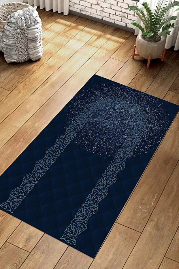 Digital Printed Non-Slip Base Washable Gift Dowry Prayer Mat Prayer Rug