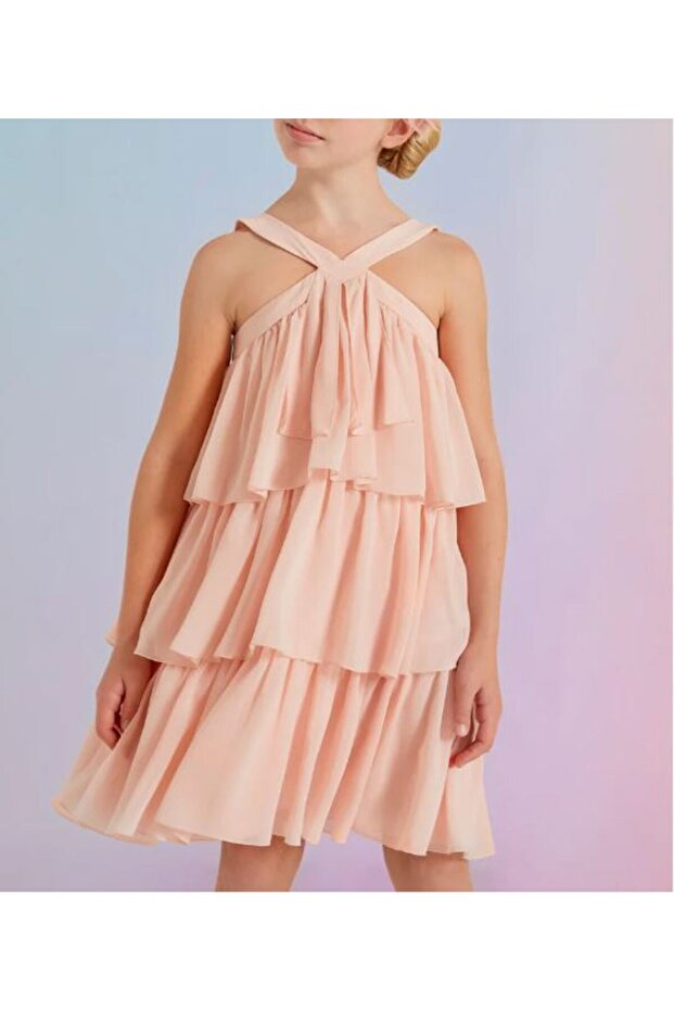 Abel&Lula chiffon dress for girls 5031