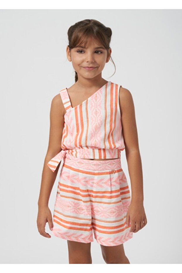 Female Child Linen Shorts 6265