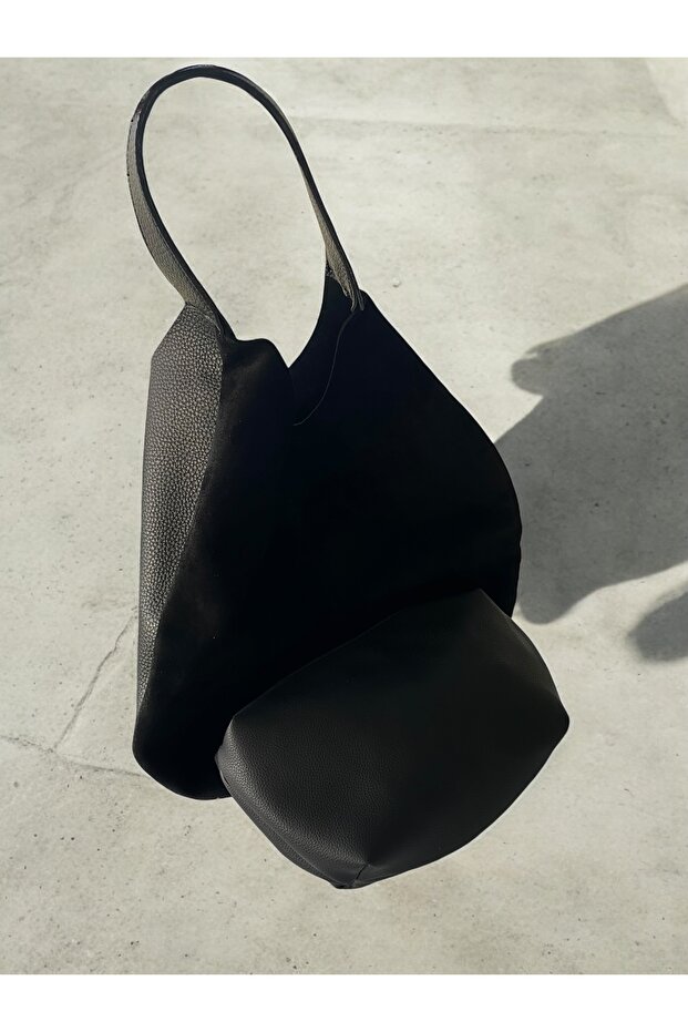 Gemini Süet & Deri Çanta - 3