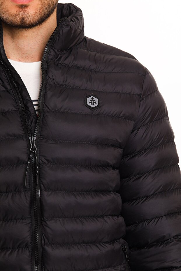 Sven Siyah Erkek Şişme Mont - 5