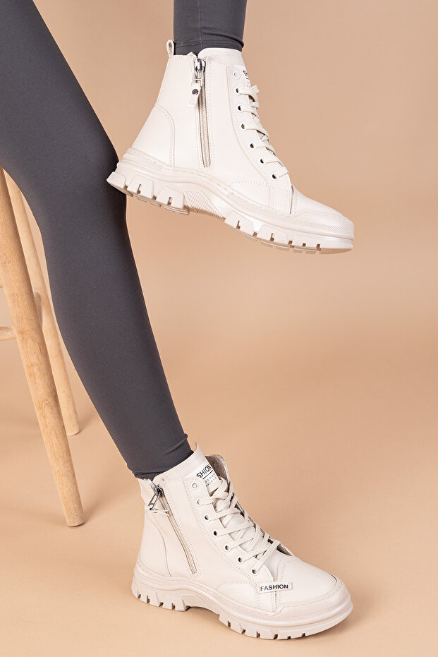 Fonsen Kadın Bej Bot - 1