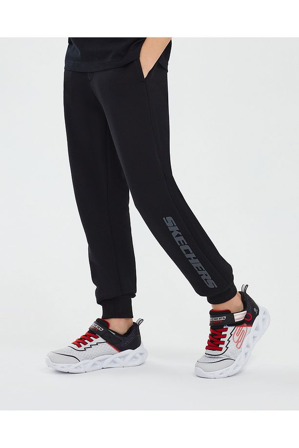 B Lw Fleece Jogger Sweatpant Büyük Erkek Çocuk Siyah Eşofman Altı Sk232066-001 - 4