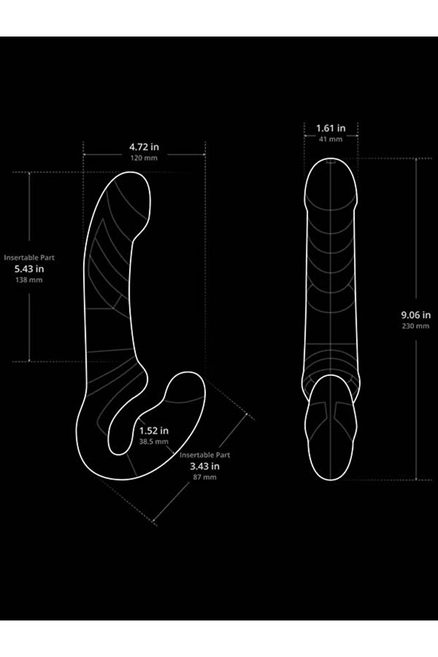 LUSH Lapis Strapless Strap-on App Controlled - 2