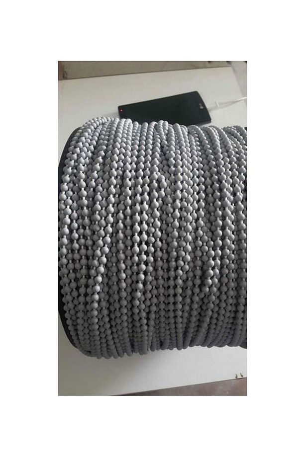 10 Metre Cam Balkon - Store Perde Boncuklu Ip - 1