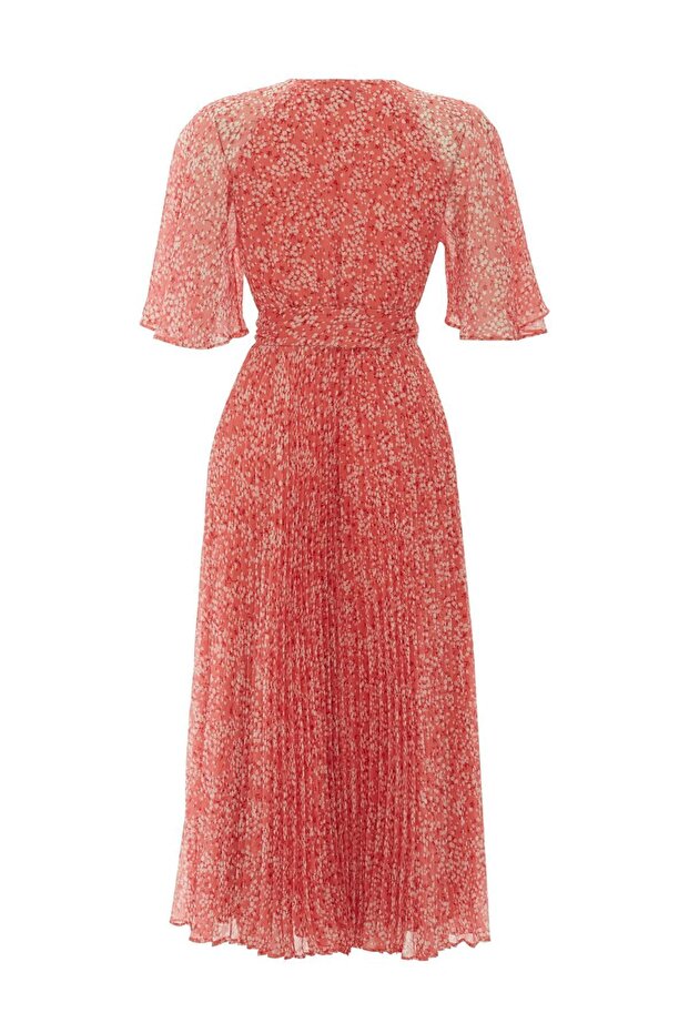 Pembe Kloş Elbise - 9