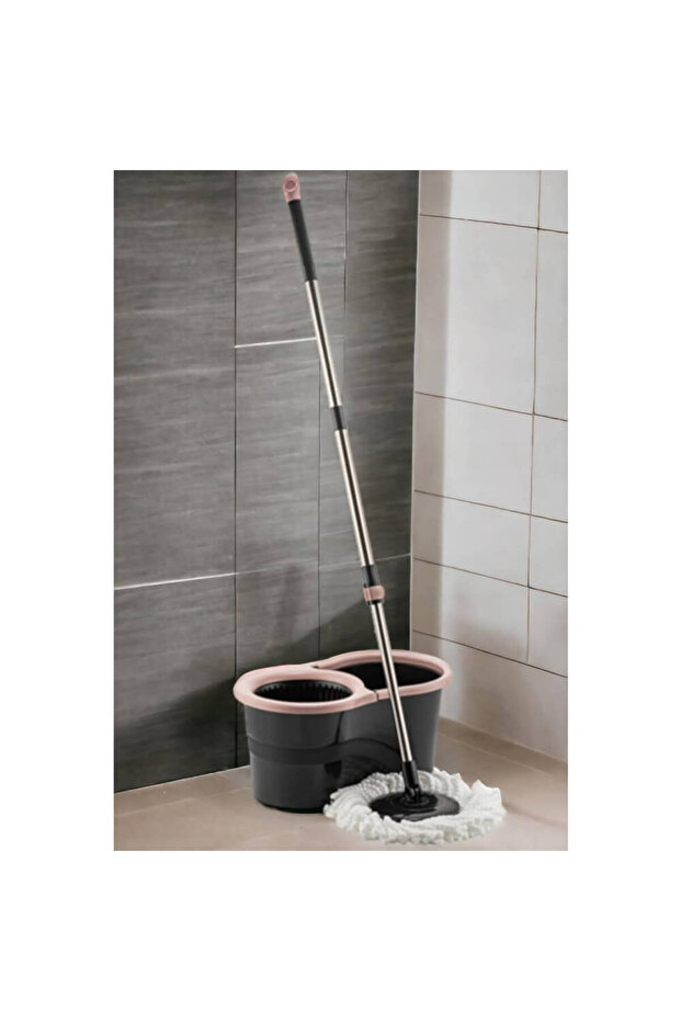 Urve Microfiber Süper Mop Set 360 Pembe - 5
