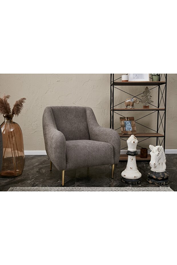 Simena Serisi Tekli Koltuk Gri - 3