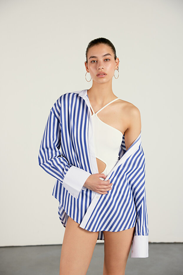 Asimetrik Bodysuit - 5