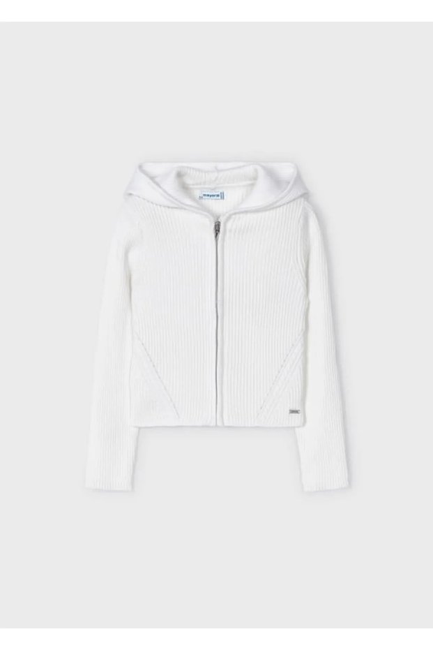girl's knitwear cardigan with hood 3346