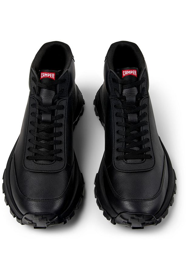 Drift Trail Vibram Erkek Siyah Deri Bot K300522-001 - 4