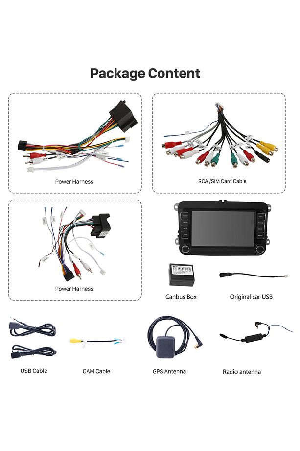 2005-2010 VW Volkswagen Passat B6 ANDROİD MULTİMEDYA KAMERA USB GPS CARPLAYER BLUETOOTH - 4