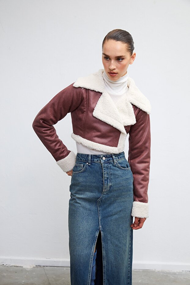 Deri Trucker Ceket - 1