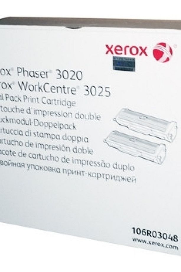 106r03048 Phaser 3020-wc3025 Dual Pack Toner 2x1500 Sayfa - 1