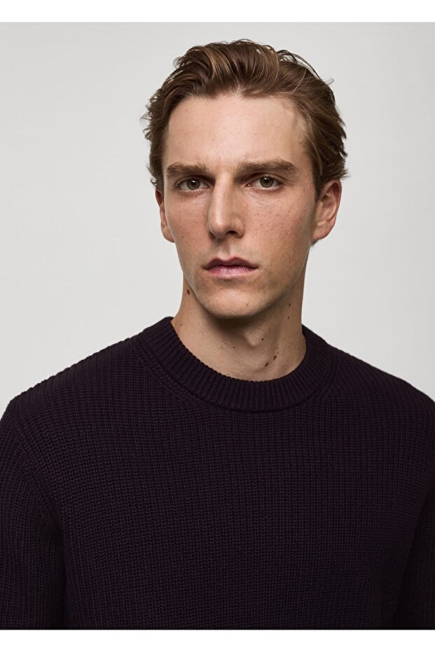 Fitilli pamuklu triko kazak - 8