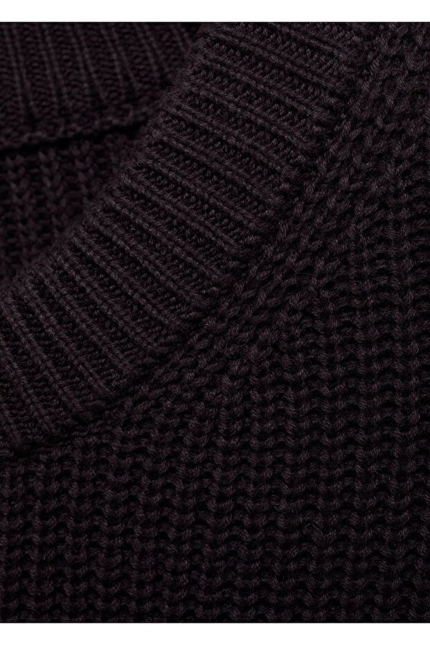 Fitilli pamuklu triko kazak - 6