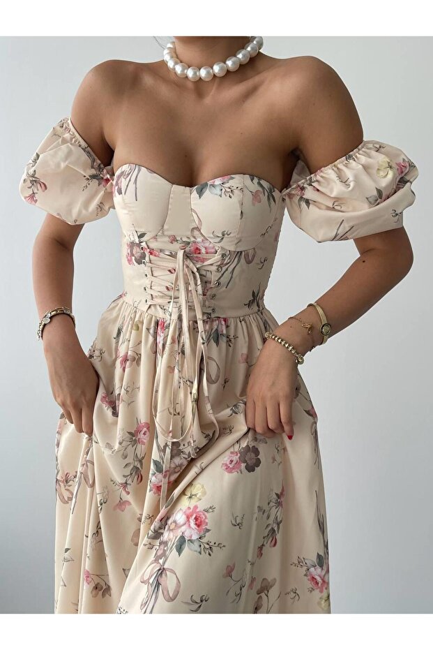 Ruzi Tasarım Uzun Elbise - 6