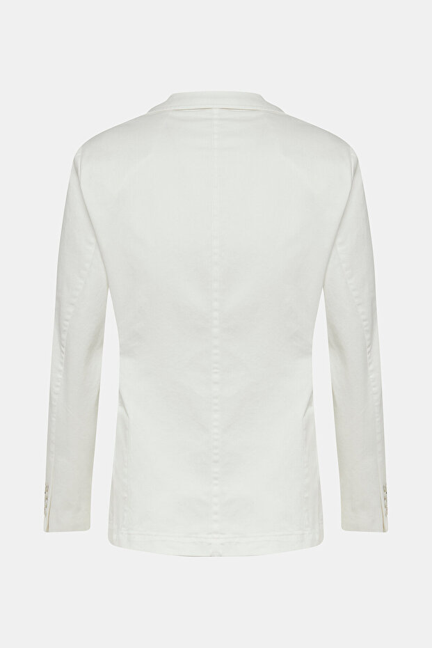 BEYAZ DÜĞMELİ CEKET - 2