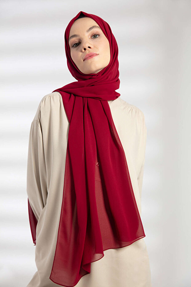 شال شيفون كرزي - 4