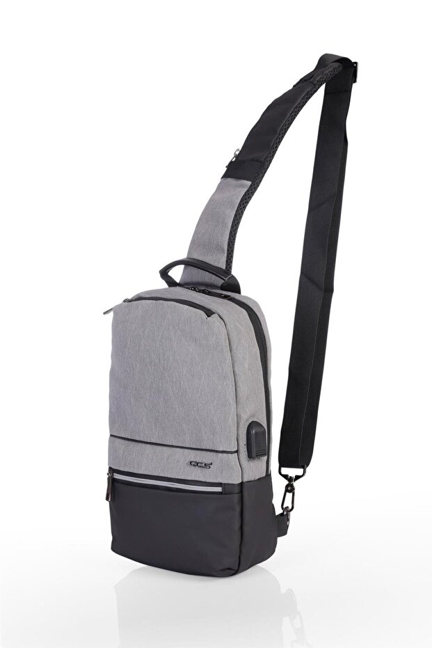 31276 USB Tablet Compartment Single Shoulder Bag - 2