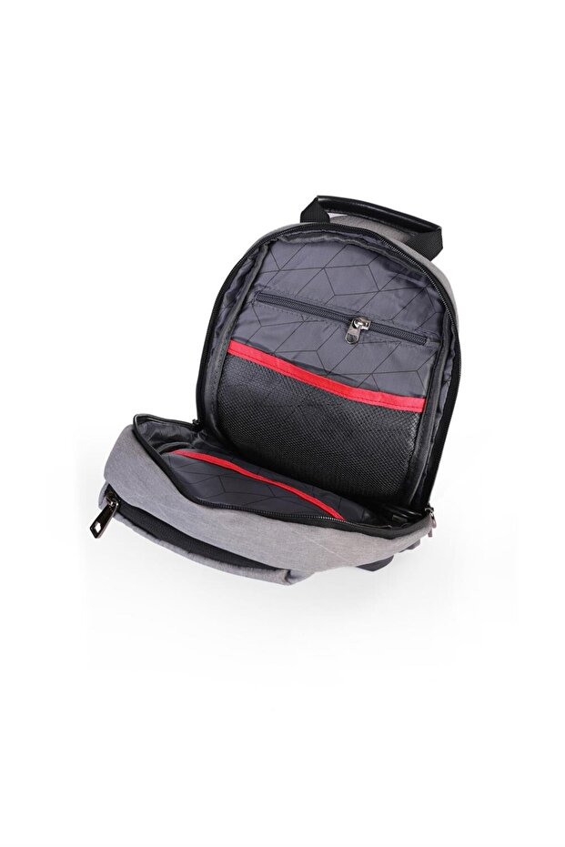 31276 USB Tablet Compartment Single Shoulder Bag - 7